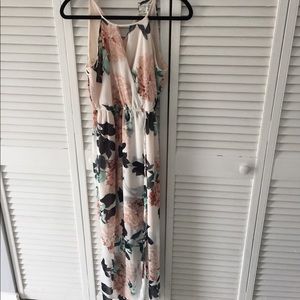 Long Spring floral dress